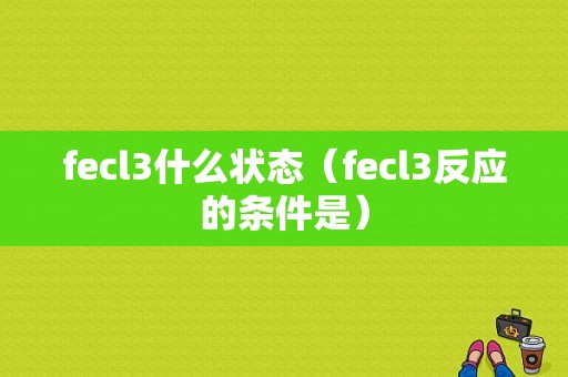 fecl3什么状态（fecl3反应的条件是）