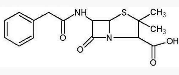 青霉素结构式什么（青霉素g结构式）