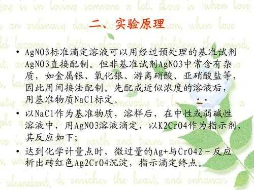 Agno3的标定为什么要加糊精（agno3标定浓度计算）