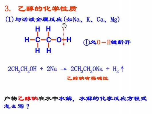 乙醇钠与什么有机物反应（乙醇和钠反应生成的物质叫什么）
