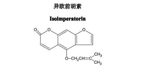 异欧前胡素用什么溶解（欧前胡素结构式）