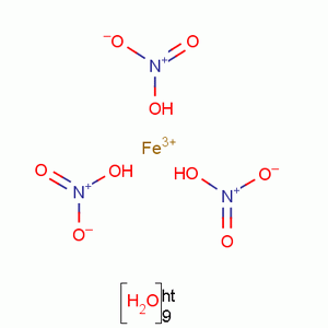 九水硝酸铁是什么颜色（九水硝酸铁多少度失去结晶水）