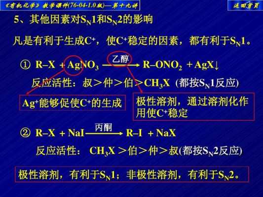 有什么作用极性溶剂（极性溶剂有利于sn1）