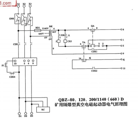 隔爆开关接线有什么要求（隔爆开关原理图实物图）