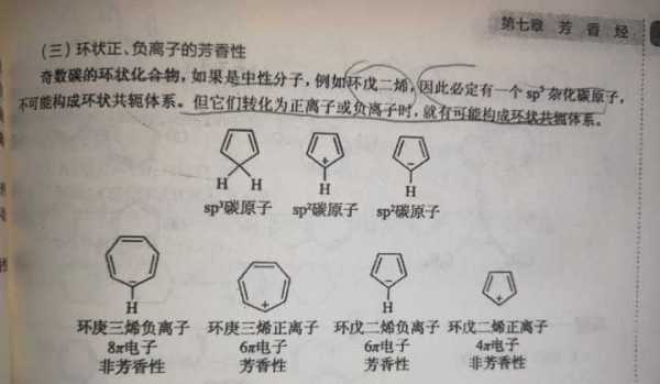 环戊二烯负离子为什么有六个pai电子（环戊二烯负离子的五个共振式）