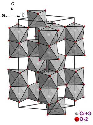三氧化二铬什么晶体结构（三氧化二铬的性质）