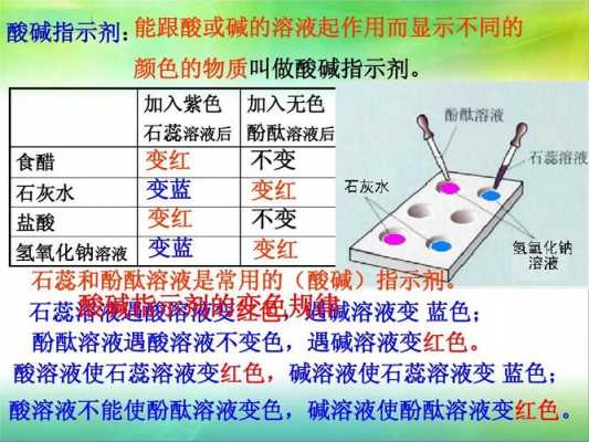 酸碱试剂遇酸变什么颜色（酸碱指示剂遇酸变什么）