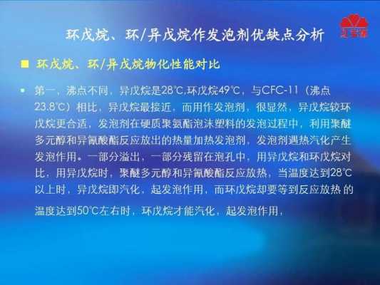 用环戊烷做发泡剂为什么要（用环戊烷做发泡剂为什么要加水）