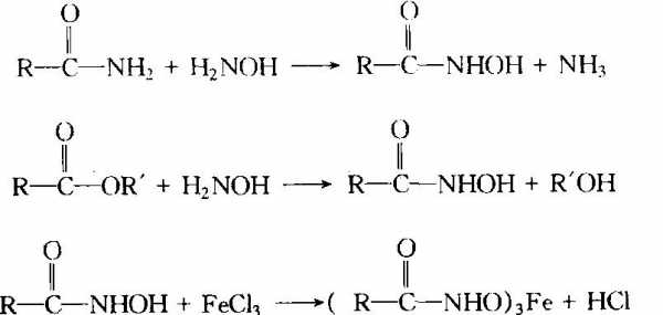 羟亏酸铁反应是什么反应（羟肟酸铁反）
