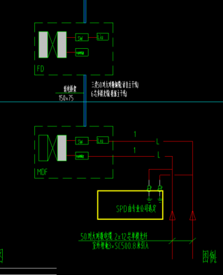 弱电电路图中的2s4s6s是什么（弱电图纸spd）