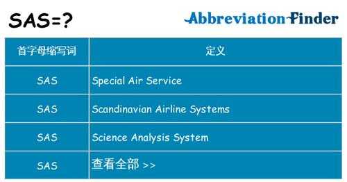 化工sas是什么意思（化工sl是什么意思）