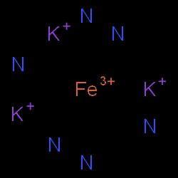 铁氰化钾晶体什么样子（铁氰化钾的结构式立体图）