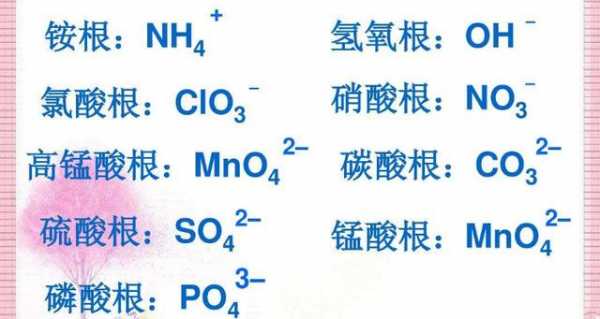 铵根离子的化学表达式是什么（铵根离子用化学式表示）